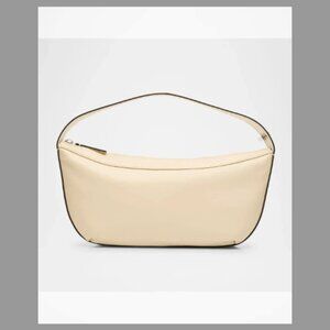 STAUD NWT Demy Zip Leather Shoulder Bag (Orig.$355) w/tax (Cream)